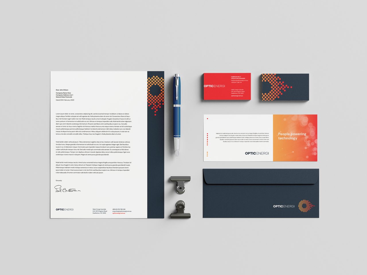 Optic Energi Stationery